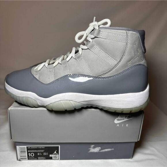 Size 10 - Nike Air Jordan 11 Retro Cool Grey 2021 Men's Shoes - Picture 8 of 10